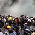 Two dead and 38 injured in Myanmar coup anniversary demonstration