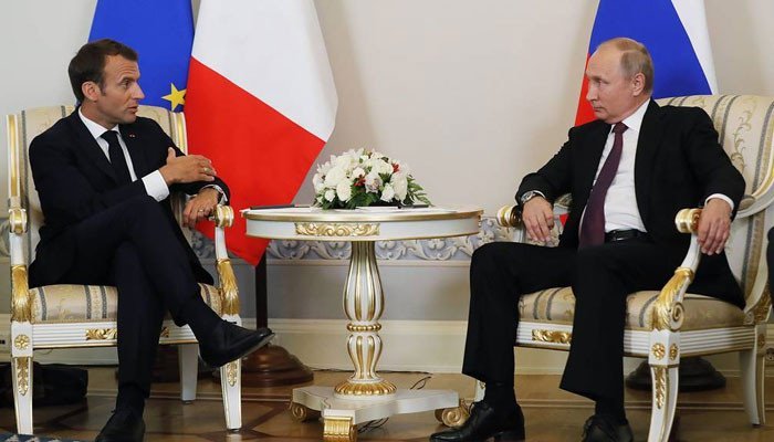 Putin says ready for compromise after talks with Macron over Ukraine