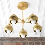 Modern Brass Ceiling Light