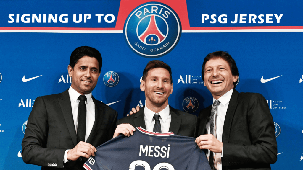 Signing Up to PSG Jersey