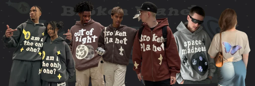 Broken planet hoodie & t-shirt