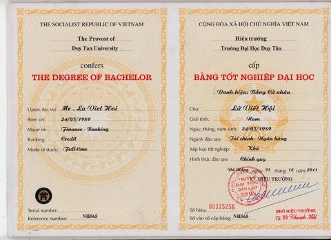 lam bang dai hoc