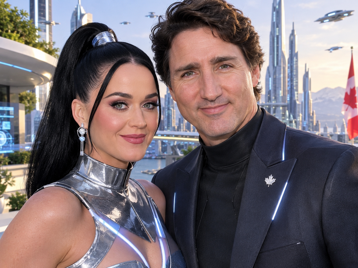 Katy Perry and Justin Trudeau